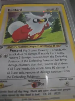 2001 POKEMON NEO REVELATION 1ST ED #5 DELIBIRD-HOLO PSA 8 - Image 4