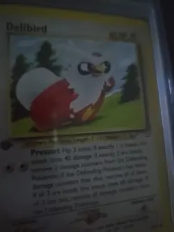 2001 POKEMON NEO REVELATION 1ST ED #5 DELIBIRD-HOLO PSA 8 - Image 5