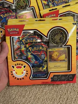 12 Pokemon TCG Pokemon Day 2026 Collection SEALED 30th Anniversary Pikachu Promo - Image 2