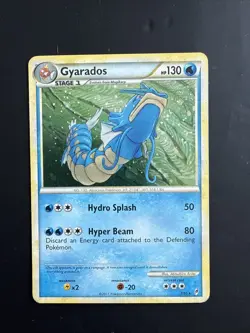 [LP] 2011 Pokemon Call of Legends Mouth Shut Gyarados SWIRL Holo 7/95 - Image 1