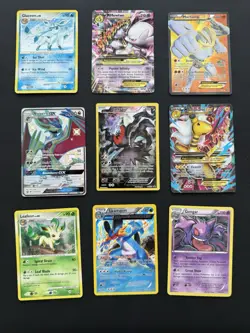[LP] Huge Pokemon Binder Collection Lot Of 9 Cards Mid Era Vintage Old Full Art - Image 1