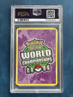 2006 POKEMON WORLD CHAMPIONSHIPS PROMO EEVEELUTIONS #108 FLAREON EX PSA 7 - Image 2