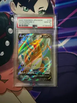 2022 Pokemon Japanese Star Birth CHARIZARD V 102/100 SR PSA 10 GEM MINT - Image 1