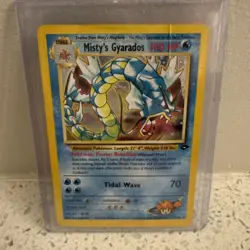 Pokemon TCG Misty's Gyarados Holo Rare Gym Challenge 13/132 Unlimited Edition - Image 2