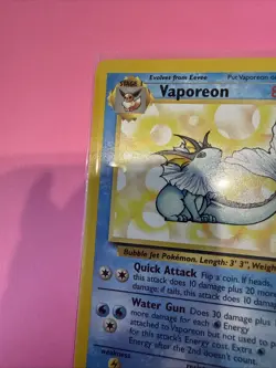 Vaporeon 28/64, Jungle Set, Pokemon TCG, WOTC Vintage 1999, Non Holo Rare, - Image 2