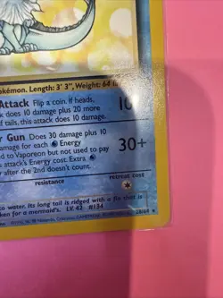 Vaporeon 28/64, Jungle Set, Pokemon TCG, WOTC Vintage 1999, Non Holo Rare, - Image 4