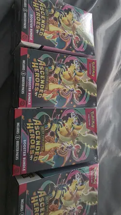 4* Pokemon Ascended Heroes Booster Bundles *SEALED* *IN HAND* - Image 2