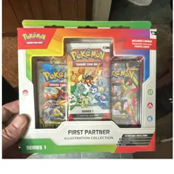 Pokemon First Partner Illustration Collection Series 1 Promo Booster Box - Image 1