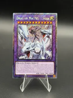 Dragon Master Magia - Platinum Secret Rare - RA02-EN001 1st Ed NM Yu-Gi-Oh! - Image 1