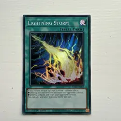 Yu-Gi-Oh Super Rare Lightning Storm RA01-EN061 1st Edition - Image 1