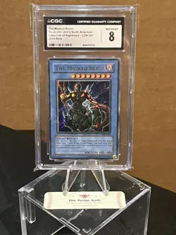 Yu-Gi-Oh! The Masked Beast Ultra Rare #LON-001 CGC 8 - Image 1