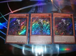 3x Arias the Labrynth Butler 1st Edition Secret Rare RA05-EN028 Yu-Gi-Oh! - Image 1