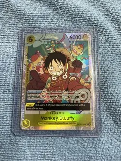 Monkey D.Luffy SR OP07-109 English ONE PIECE Card Game 500 Years in Future - NM - Image 1