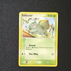 Pokemon Bulbasaur EX Crystal Guardians 46/100 Common Regular Basic 50HP Card - Image 1
