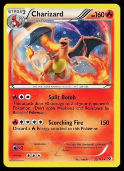 Charizard 20/149 Cosmos Holo Boundaries Crossed Pokemon Card - Image 1
