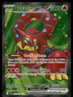 Pokemon Cards Volcanion ex 171/159 Journey Together Ultra Rare NM *2 - Image 1