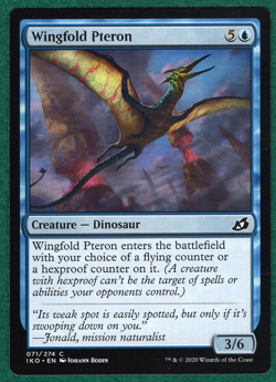 Wingfold Pteron - Ikoria: Lair Of Behemoths IKO #071 - Magic MTG Card - Image 1
