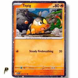 Tepig 029/217 - 2026 Ascended Heroes Cosmos Holo Promo Pokemon Card NM - Image 1