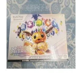 Pokemon TCG Prismatic Evolutions Elite Trainer Box - Eevee Promo, 45+ Cards - Image 1