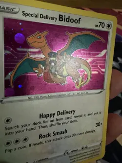 Special Delivery Bidoof SWSH177 SWSH: Sword & Shield Promo Cards Holo - Image 2