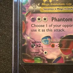 Pokemon TCG: Phantom Forces Mega M Gengar EX Holo Card 35/119 - Image 5