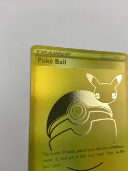 Pokemon Poke Ball SWSH146 Gold Celebrations Card Anniversary Edition - Image 2