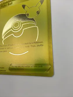 Pokemon Poke Ball SWSH146 Gold Celebrations Card Anniversary Edition - Image 4