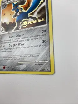 Pokemon Lucario 53/127 Diamond & Pearl Prerelease Promo 90 HP English TCG Card - Image 4