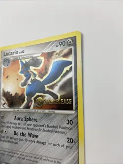 Pokemon Lucario 53/127 Diamond & Pearl Prerelease Promo 90 HP English TCG Card - Image 5