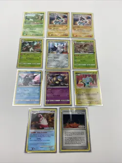 Pokemon TCG Stamped Card Lot Of 11 Cards - Image 1