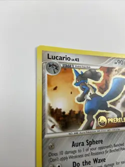 Pokemon Lucario 53/127 Diamond & Pearl Prerelease Promo 90 HP English TCG Card - Image 2