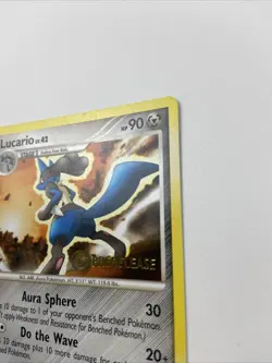 Pokemon Lucario 53/127 Diamond & Pearl Prerelease Promo 90 HP English TCG Card - Image 5