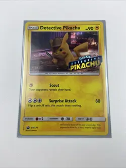 Detective Pikachu SM170 SM Promos Stamped Pokemon Card - Image 3