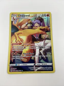 Pokemon TCG Charizard TG03/TG30 Lost Origin Ultra Rare Full Art Holo 170 Card - Image 1