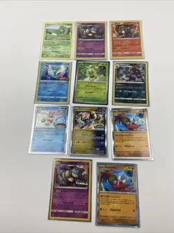 Pokemon TCG Stamped Card Lot Of 11 Cards - Image 1