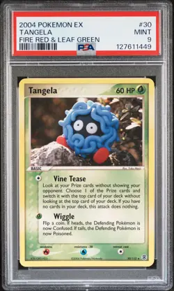 Pokemon Card Tangela 30/112 Fire Red & Leaf Green PSA 9 MINT - Image 1