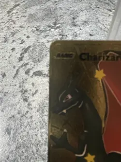 Shiny Charizard V #079/073 Gold Foil Pokemon Fan Art Display Card🔥🔥 - Image 5