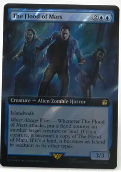 The Flood of Mars (Extended Art)(Surge Foil) Magic the Gathering, MTG Doctor Who - Image 1