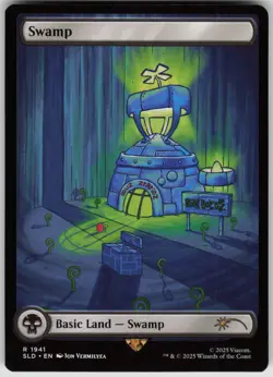 MTG Swamp () Normal NM Secret Lair Drop Series Magic 1941 - Image 1