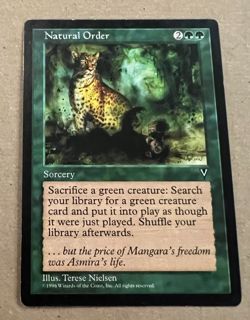 Natural Order - Visions - MTG - Magic the Gathering - Image 1