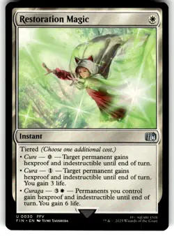 Restoration Magic Final Fantasy Regular MTG NM - Image 1