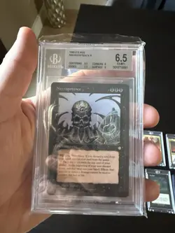 Magic the gathering Ice Age necropotence beckett graded 6.5 MTG Vintage Legacy - Image 1