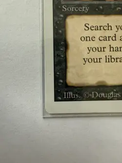 Demonic Tutor Revised MTG Vintage Rare Magic The Gathering MP/LP SEE PHOTOS - Image 3