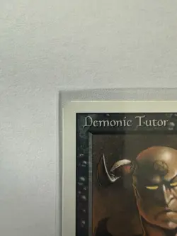 Demonic Tutor Revised MTG Vintage Rare Magic The Gathering MP/LP SEE PHOTOS - Image 5