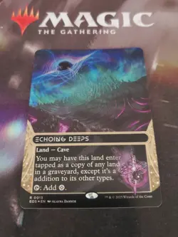 Mtg. Echoing Deeps. #13. Foil Borderless. Edge of Eternities. Pack Fresh - Image 1