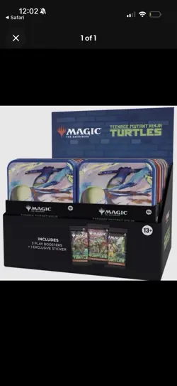 Magic: The Gathering Teenage Mutant Ninja Turtles Box w/ Exclusive Sticker - Image 2