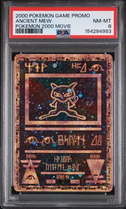 2000 POKEMON GAME MOVIE POKEMON 2000 MOVIE ANCIENT MEW PSA 8 - Image 1
