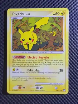 2007 POKEMON DIAMOND & PEARL MYSTERIOUS TREASURES #94/123 PIKACHU - Image 1