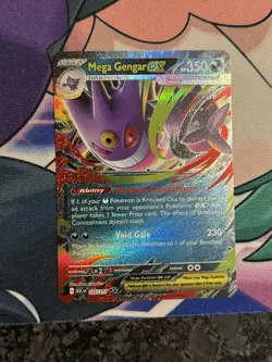 Ascended Heroes Mega Gengar Ex Near Mint Pokemon TCG - Image 1