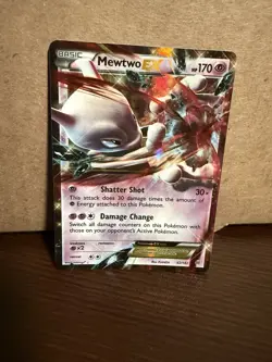 Mewtwo EX 62/162 Breakthrough XY Pokemon Card - LP - Image 1
